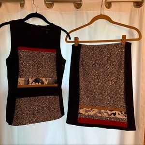 WHBM 2-piece skirt and top set